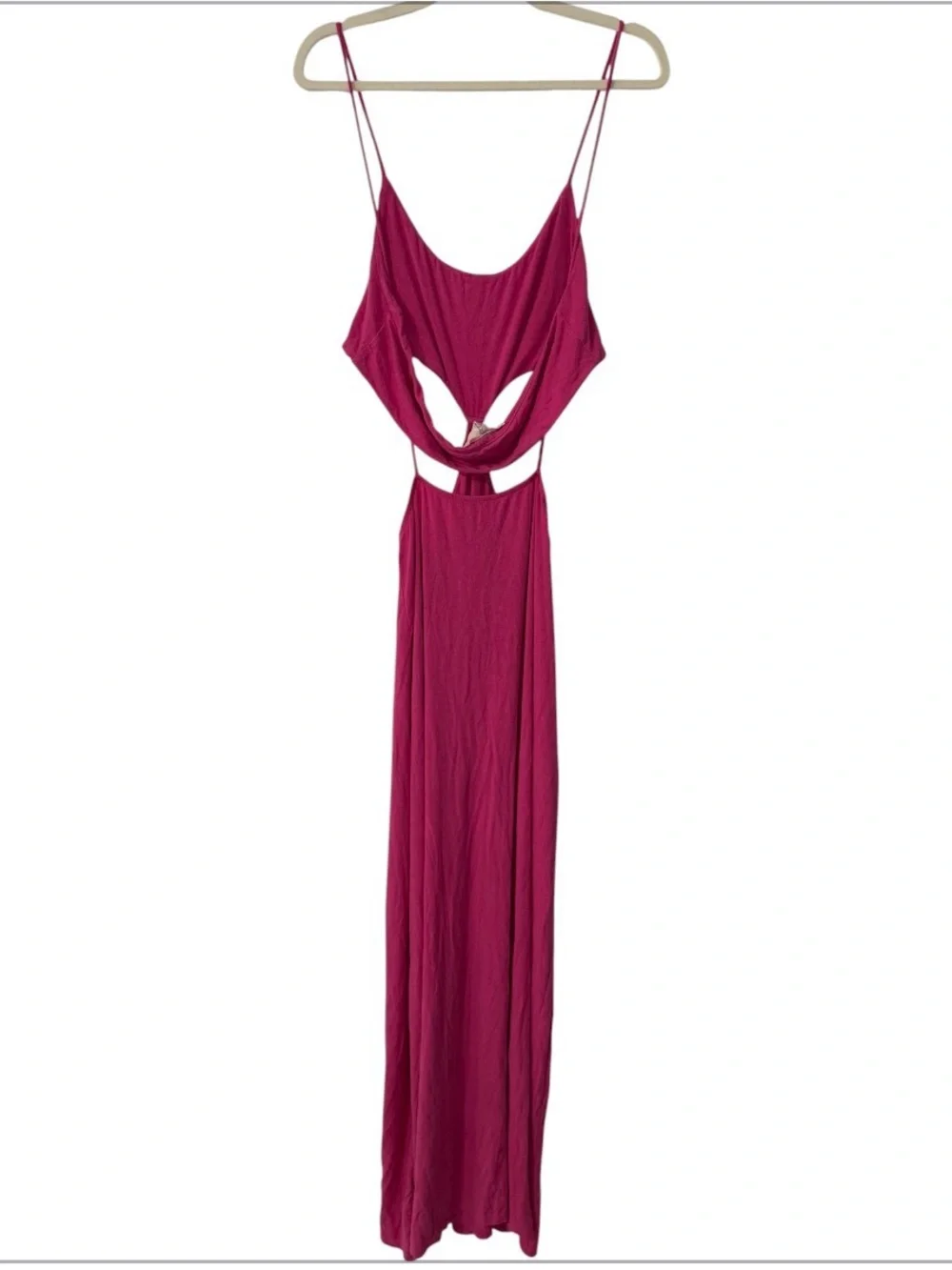 FP Beach Backless Cutout Maxi Dress in Magenta - Picture 2 of 4